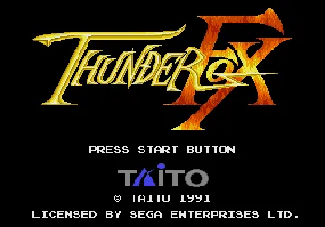 Thunder Fox (Japan) screen shot title